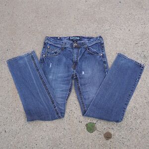 Vintage Y2K Enyce Jeans Size 34 Low Rise Relaxed Fit 100% Cotton Denim Hip Hop